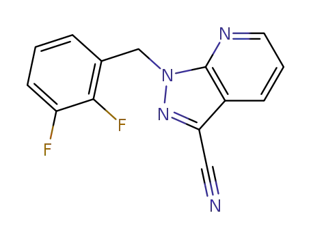 1-(2,3-difluorobenzyl)-1H-pyrazolo[3,4-b]pyridine-3-carbonitrile