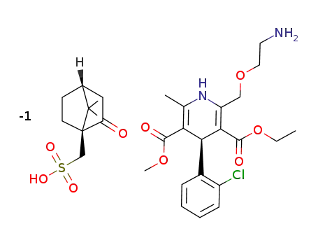 S-(-)-amlodipine (1S)-(+)-10-camphorsulfonate