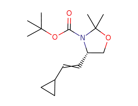 (S)-tert-butyl 4-(2-cyclopropylvinyl)-2,2-dimethyloxazolidine-3-carboxylate