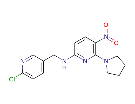 (6-chloro-pyridin-3-ylmethyl)-(5-nitro-6-pyrrolidin-1-yl-pyridin-2-yl)-amine