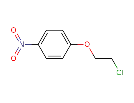 Molecular Structure of 3383-72-0 (1-(2-Chloroethoxy)-4-nitrobenzene)