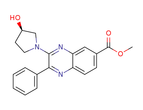 (R)-methyl 3-(3-hydroxypyrrolidin-1-yl)-2-phenylquinoxaline-6-carboxylate