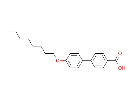 Molecular Structure of 59748-18-4 (4-N-OCTYLOXYBIPHENYL-4'-CARBOXYLIC ACID)