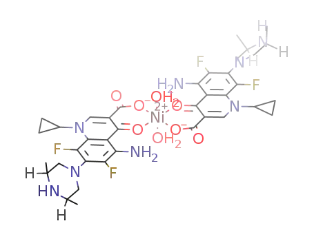 Ni(sparfloxacin(1-))2(H2O)2