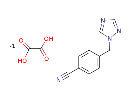 4-[(1-(1,2,4-triazolyl)methyl)]benzonitrile oxalate salt