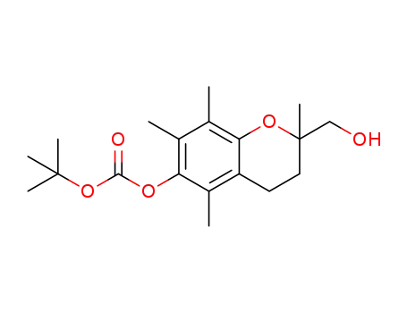 carbonic acid tert-butyl ester 2-hydroxymethyl-2,5,7,8-tetramethyl-chroman-6-yl ester