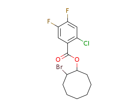 2-bromocyclooctyl 2-chloro-4,5-difluorobenzoate