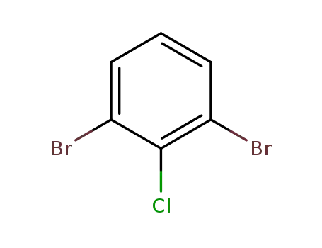 Molecular Structure of 19230-27-4 (1,3-dibromo-2-chlorobenzene)