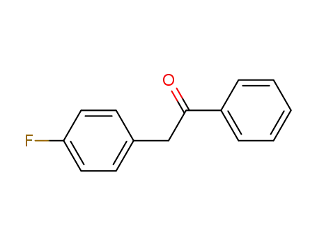 Molecular Structure of 347-91-1 (2-(4-FLUOROPHENYL)ACETOPHENONE)