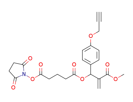 mono(1-(4-prop-2-ynyloxy-phenyl)-2-methoxycarbonyl-2-propenyl)glutaric acid N-hydroxy succinimide ester