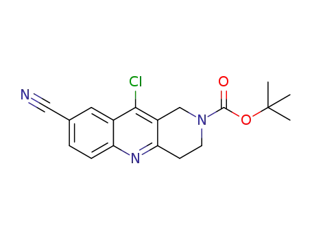 tert-butyl 10-chloro-8-cyano-3,4-dihydrobenzo[b][1,6]-naphthyridine-2(1H)-carboxylate