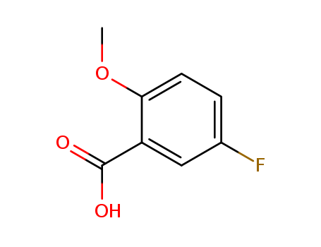 394-04-7,5-FLUORO-2-METHOXYBENZOIC ACID,o-Anisicacid, 5-fluoro- (6CI,8CI);2-Methoxy-5-fluorobenzoic acid;