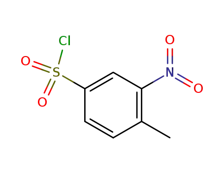 Molecular Structure of 616-83-1 (4-Methyl-3-nitrobenzene-1-sulfonyl chloride)