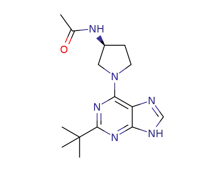N-[(S)-1-(2-tert-butyl-9H-purin-6-yl)pyrrolidin-3-yl]acetamide