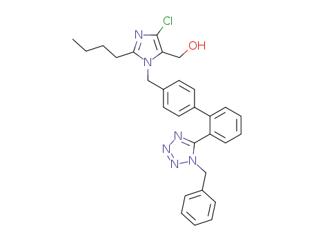 (1-{[2′-(1-benzyl-1H-tetrazol-5-yl)-1,1′-biphenyl-4-yl]methyl}-2-butyl-4-chloro-1H-imidazol-5-yl)methanol