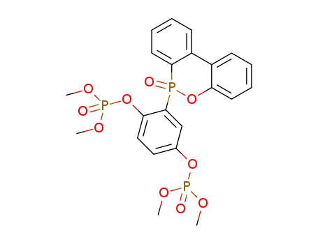 2-(6-oxido-6H-dibenz(c,e)(1,2)oxaphosphorin-6-yl)-1,4-benzenedi(dimethyl phosphate)