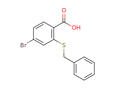 2-(benzylthio)-4-bromobenzoic acid