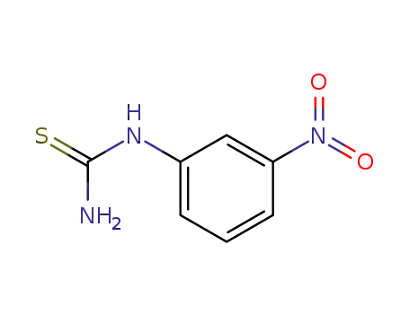 Molecular Structure of 709-72-8 (1-(3-NITROPHENYL)-2-THIOUREA)