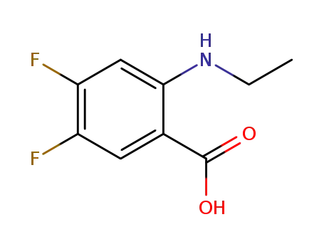 2-(ethylamino)-4,5-difluorobenzoic acid