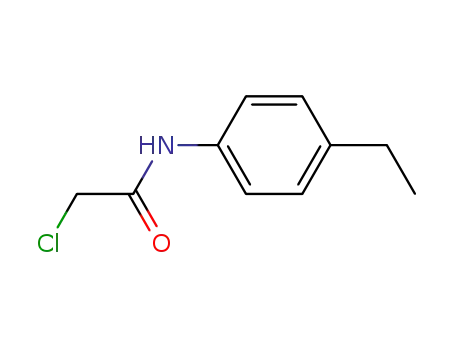 Molecular Structure of 20172-36-5 (2-CHLORO-N-(4-ETHYLPHENYL)ACETAMIDE)