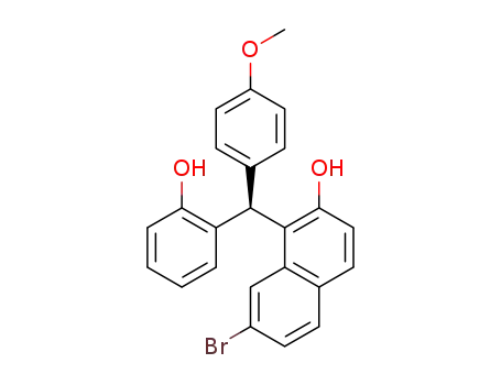 (R)-7-bromo-1-((2-hydroxyphenyl)(4-methoxyphenyl)methyl)naphthalen-2-ol