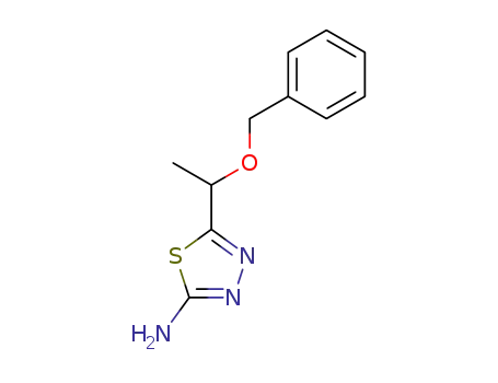 5-[1-(benzyloxy)ethyl]-1,3,4-thiadiazol-2-amine