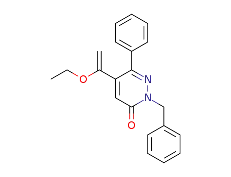 2-benzyl-5-(1-ethoxyethenyl)-6-phenyl-2,3-dihydropyridazin-3-one