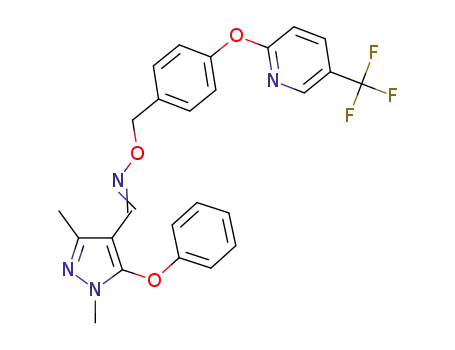 1,3-dimethyl-5-phenoxy-1H-pyrazole-4-carbaldehyde-O-[4-(5-trifluoromethylpyridin-2-yloxy)phenylmethyl]oxime