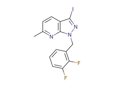 1-(2,3-difluorobenzyl)-3-iodo-6-methyl-1H-pyrazolo[3,4-b]pyridine