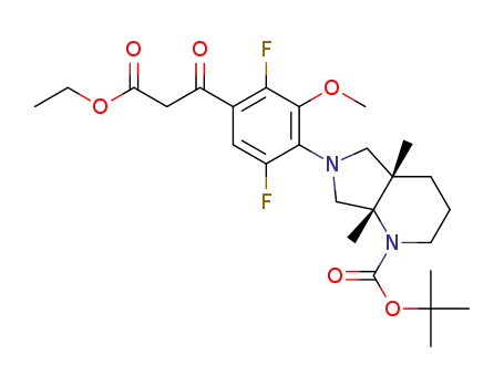 (4aS,7aS)-tert-butyl 6-(4-(3-ethoxypropanol)-3,6-difluoro-2-methoxyphenyl)octahydro-1H-pyrrolo[3,4-b]pyridine-1-carboxylate