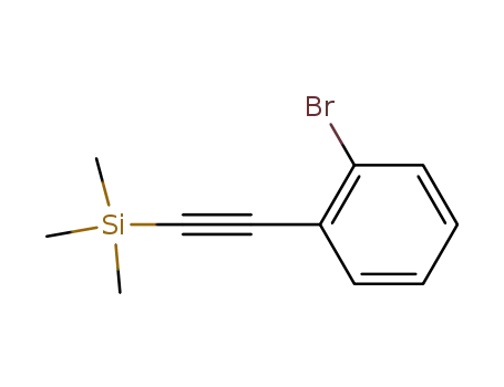 Molecular Structure of 38274-16-7 ((2-BROMOPHENYLETHYNYL)TRIMETHYLSILANE)
