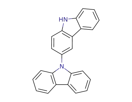 Molecular Structure of 18628-07-4 (3-(9H-Carbazole-9-yl)-9H-carbazole)