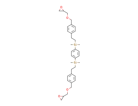 1,4-bis(dimethyl(4-((oxiran-2-ylmethoxy)methyl)phenethyl)silyl)benzene