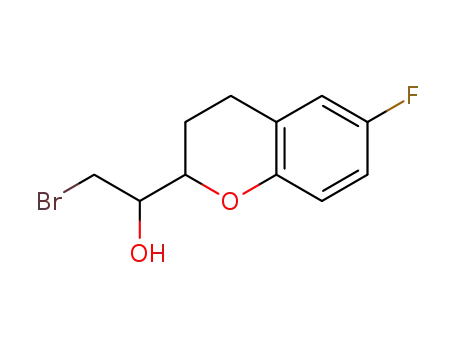 2-bromo-1-(6-fluoro-3,4-dihydro-2H-1-benzopyran-2yl)ethanol