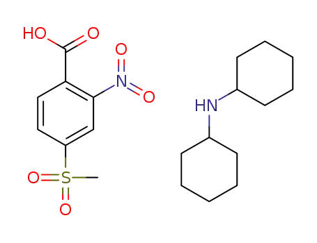 2-nitro-4-methylsulfonyl benzoic acid dicyclohexyl amine salt
