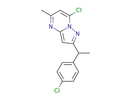 7-chloro-2-[1-(4-chlorophenyl)ethyl]-5-methylpyrazolo[1,5-a]pyrimidine