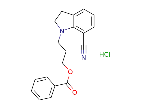 1-(benzoyloxypropyl)-7-cyanoindoline hydrochloride