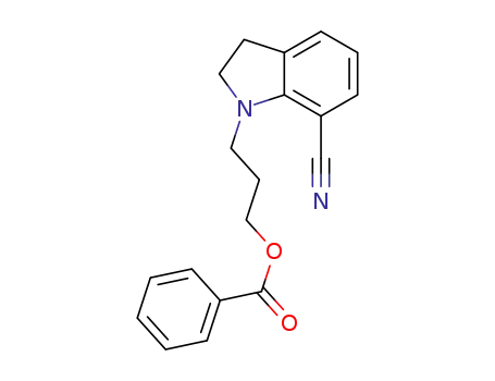 1-[3-(benzoyloxy)propyl]-7-cyanoindoline