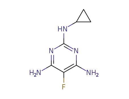 4,6-diamino-5-fluoro-2-cyclopropylaminopyrimidine