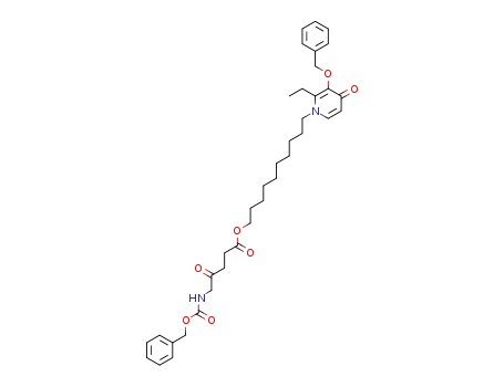 10-(3-(benzyloxy)-2-ethyl-4-oxopyridin-1(4H)-yl)decyl 5-(((benzyloxy)carbonyl)amino)-4-oxopentanoate