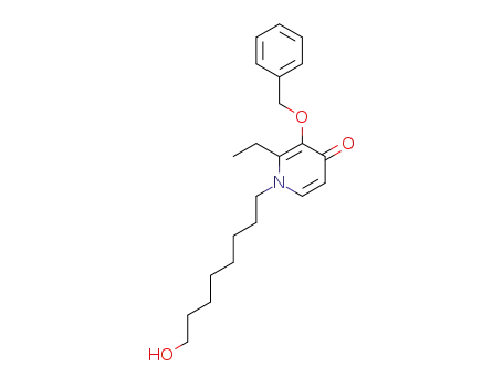 3-(benzyloxy)-2-ethyl-1-(8-hydroxyoctyl)pyridin-4(1H)-one