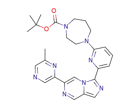 tert-butyl 4-[6-[6-(6-methylpyrazin-2-yl)imidazo[1,5-a]pyrazin-3-yl]-2-pyridyl]-1,4-diazepane-1-carboxylate