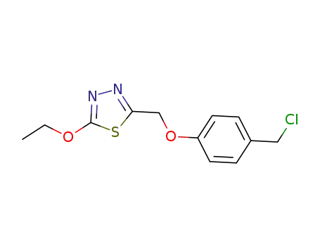 4-(2-ethoxy-1,3,4-thiadiazole-5-ylmethoxy)benzyl chloride
