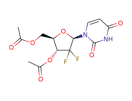 1-((2R,4R,5R)-3,3-difluorotetrahydro-4-acetoxy-5-acetoxymethylfuran-2-yl)pyrimidin-2,4(1H,3H)-dione