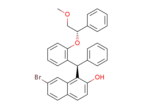 7-bromo-1-[(R)-{2-[(S)-2-methoxy-1-phenylethoxy]phenyl}-(phenyl)methyl]naphthalen-2-ol