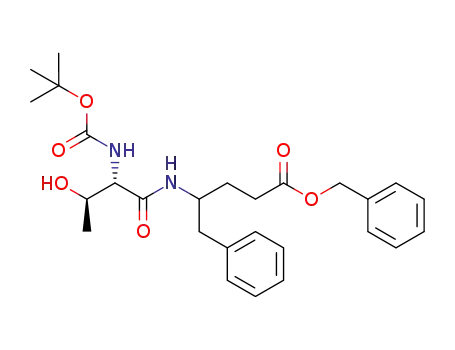 benzyl 4-[(2R,3S)-2-{[(tert-butoxy)carbonyl]amino}-3-hydroxybutanamido]-5-phenylpentanoate