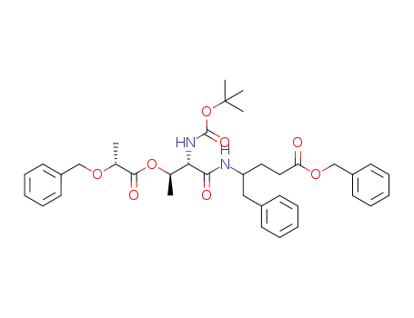 benzyl 4-(3-{[2-(benzyloxy)propanoyl]oxy}-2-{[(tert-butoxy)carbonyl]amino}butanamido)-5-phenylpentanoate