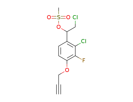 [2-chloro-1-(2-chloro-3-fluoro-4-prop-2-ynoxy-phenyl)ethyl] methanesulfonate