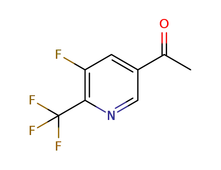 1-[5-fluoro-6-(trifluoromethyl)-3-pyridyl]ethanone