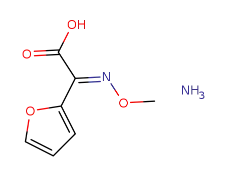 (E)-2-methoxyimino-2-(furan-2-yl)acetic acid ammonium